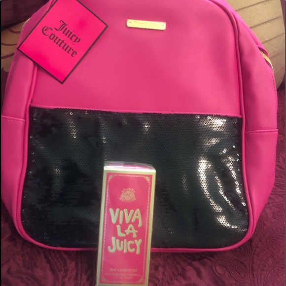 Juicy Couture Handbags - Juicy Couture perfume/backpack combo